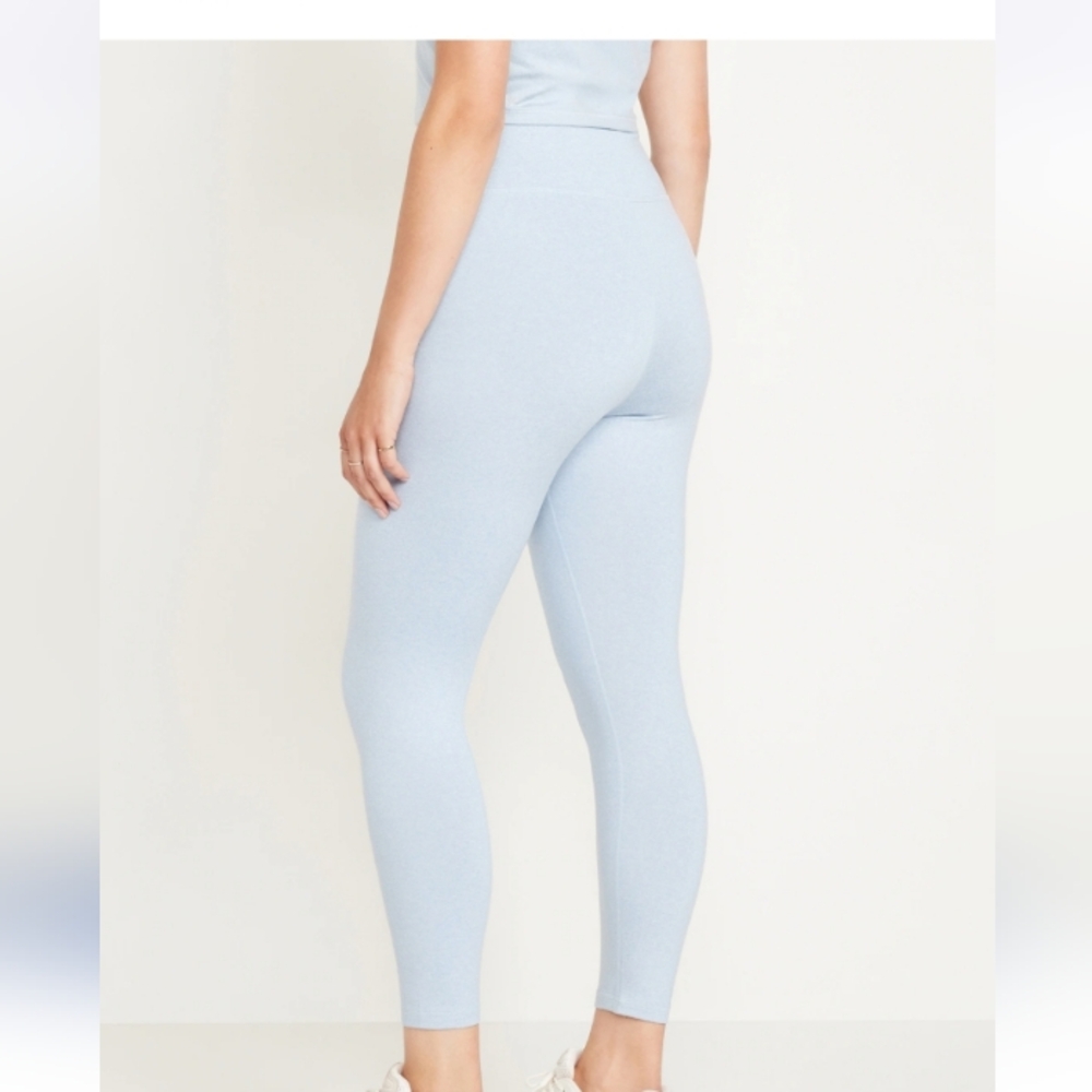 Extra High-Waisted CloudComfy 7/8 Leggings Old Navy Xxl Plus Bottom Pants Womens - Picture 3 of 12